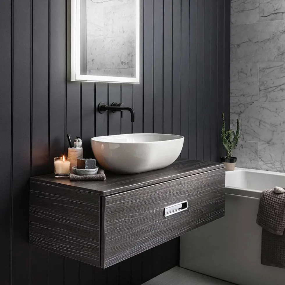 Crosswater MPRO Wall Mounted Basin Mixer Tap - Matt Black