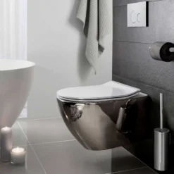 Crosswater MPRO Wall Mounted Toilet Brush Set