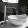 Crosswater 3ONE6 Stainless Steel Tall Mono Basin Mixer Tap