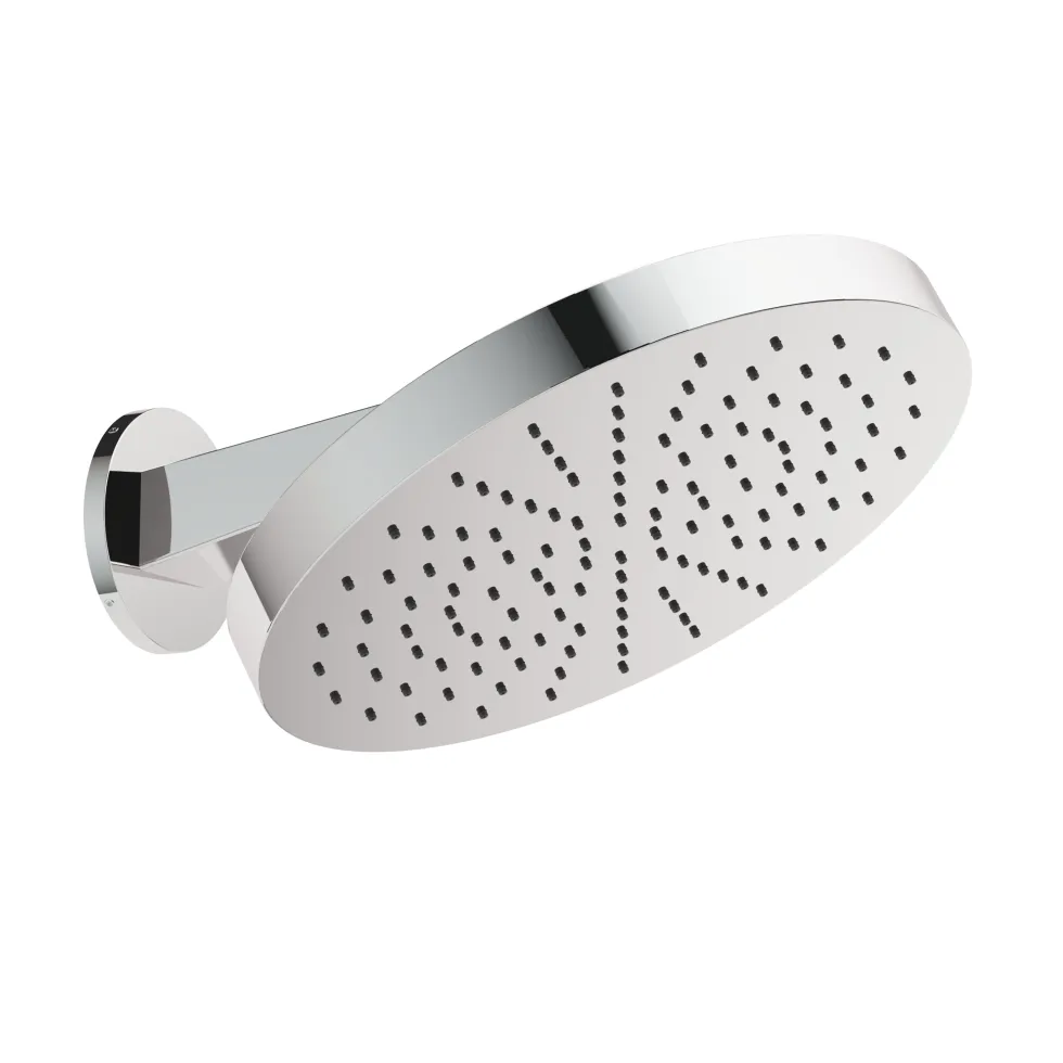 Crosswater Revive Stainless Steel Round Shower Head Wall Mounted