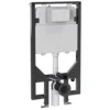 Crosswater Slim Support Frame with Dual Flush Concealed Cistern & Installation Kit