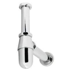 Crosswater Standard Bottle Trap with 400mm Pipe - Chrome