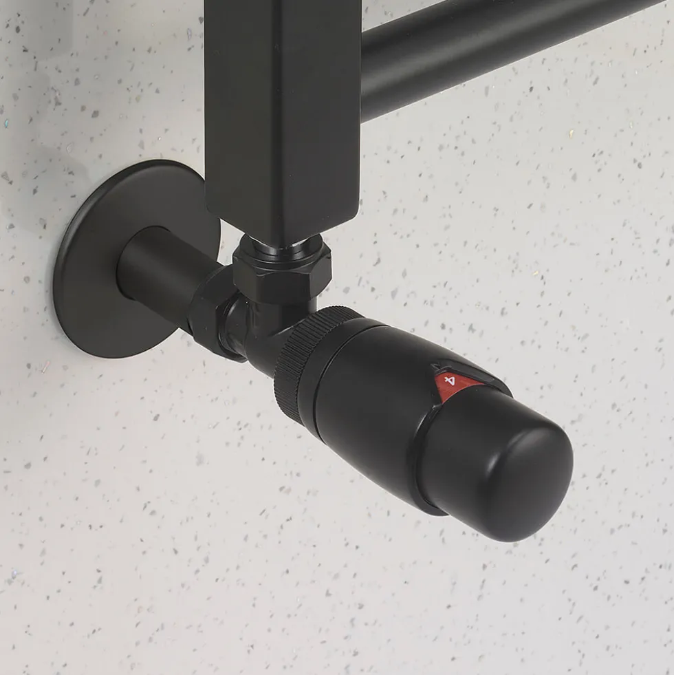 Crosswater Thermostatic Radiator Valve - Matt Black