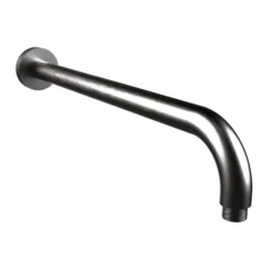 Crosswater Union 400mm Wall Mounted Shower Arm - Brushed Black Chrome