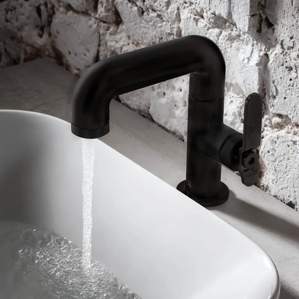 Crosswater Union WRAS Approved Mono Basin Mixer Tap - Matt Black