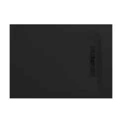 Crosswater Vito 25mm Dolomite Stone Resin Rectangular Shower Tray with Linear Waste Position