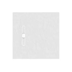 Crosswater Vito 25mm Dolomite Stone Resin Textured Square 900 x 900mm Shower Tray with Linear Waste Cover