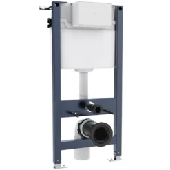 Crosswater Wall Hung 980mm Height Support Frame with Dual Flush Cistern