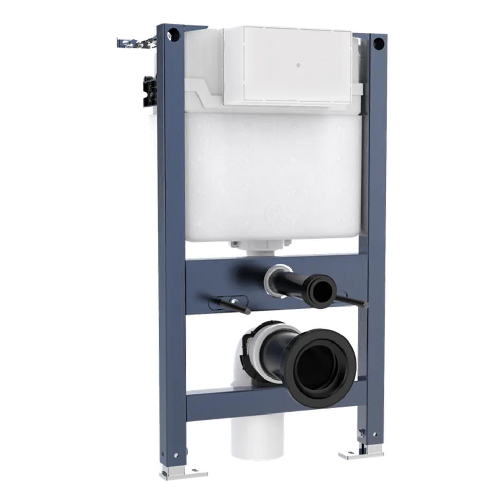 Crosswater Wall Hung 820mm Height Support Frame with Dual Flush Cistern