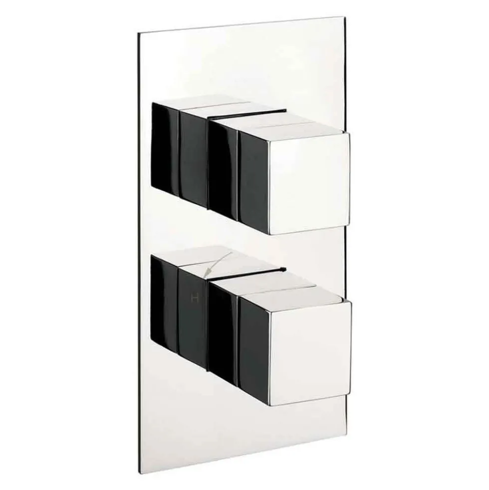 Crosswater Water Square 1 Outlet Concealed Thermostatic Shower Valve