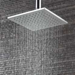 Crosswater Water Square 2 Outlet 2 Handle Shower Bundle - Chrome