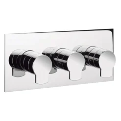 Crosswater Wisp 3 Outlet 3 Handle Concealed Thermostatic Shower Valve