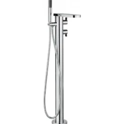 Crosswater Wisp Thermostatic Floorstanding Bath Shower Mixer with Shower Kit