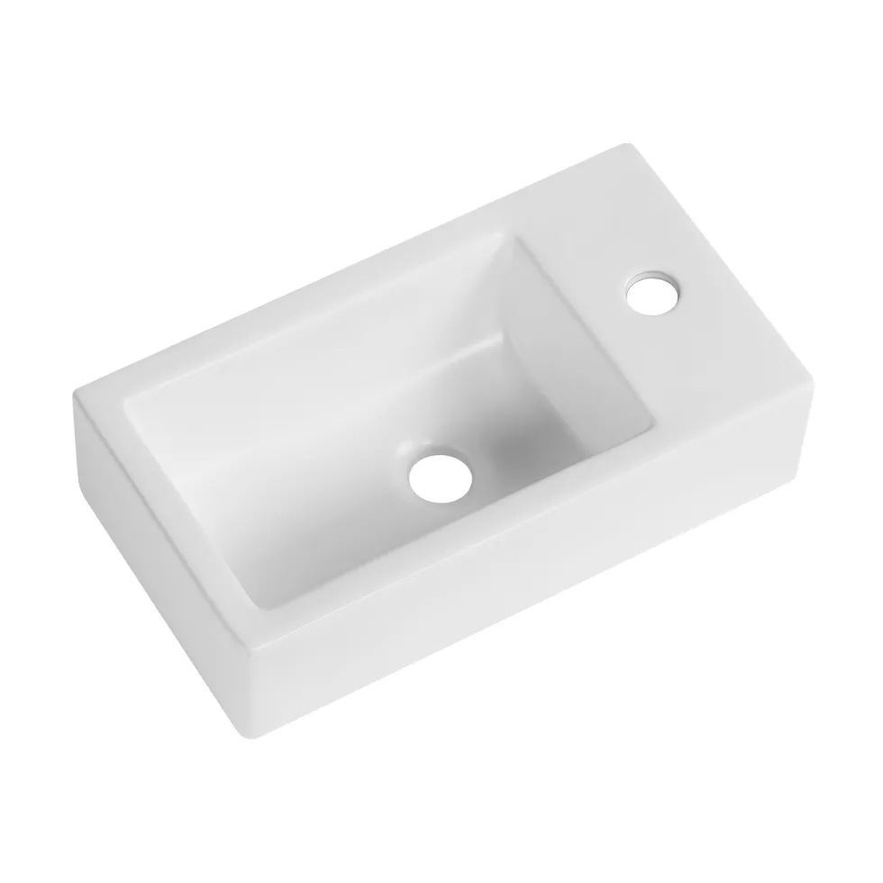 Daisy Matt White Wall Hung Cloakroom Basin - 450 x 245mm