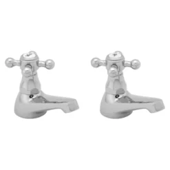 Deva Tudor Basin Pillar Taps