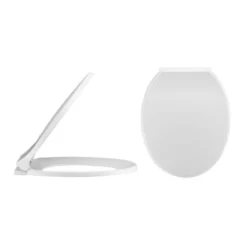 Drench Emma Luxury Round Quick Release Soft Close Toilet Seat with Top Fix