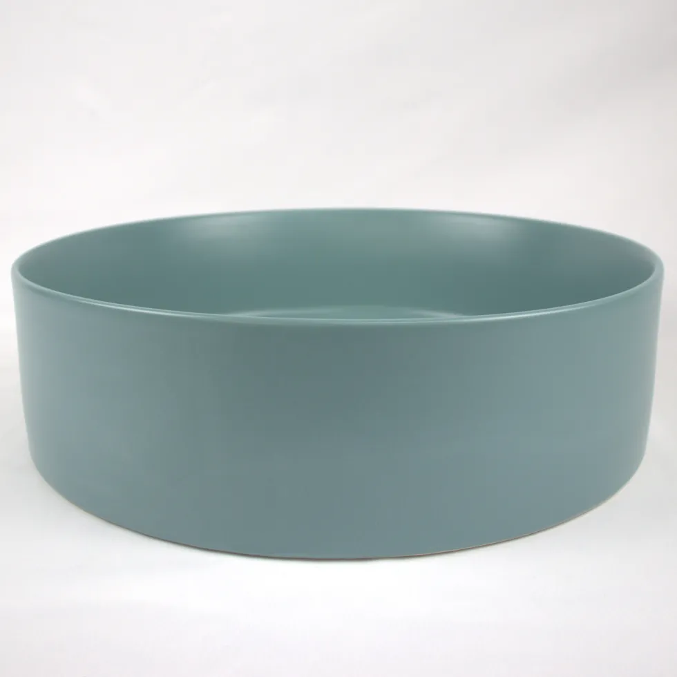 Drench Hue Round Countertop Basin - Teal