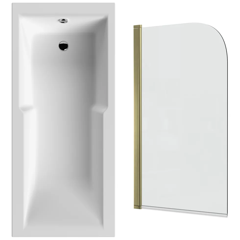 Drench Keyhole Shower Bath & Shower Screen