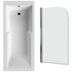Drench Keyhole Shower Bath & Shower Screen