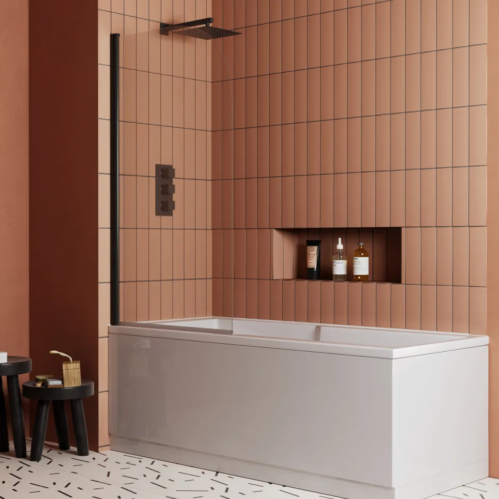 Drench Keyhole Shower Bath & Shower Screen