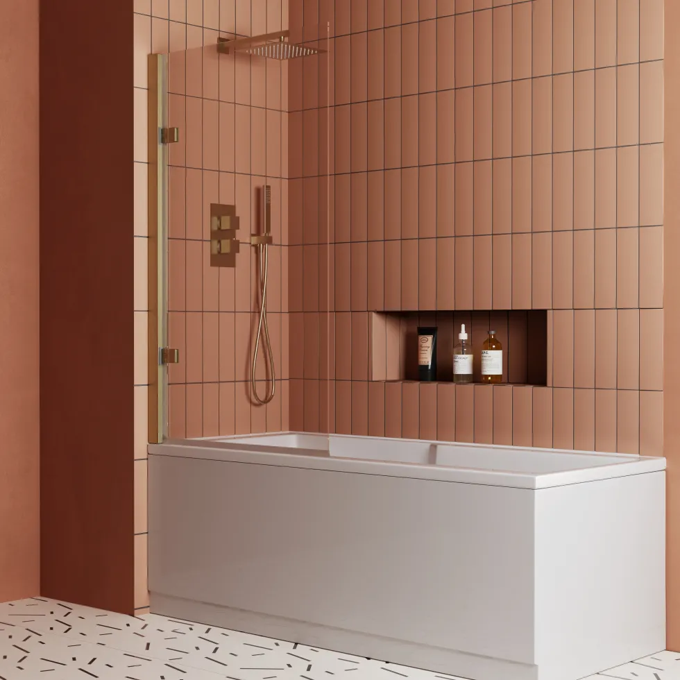 Drench Keyhole Shower Bath & Shower Screen