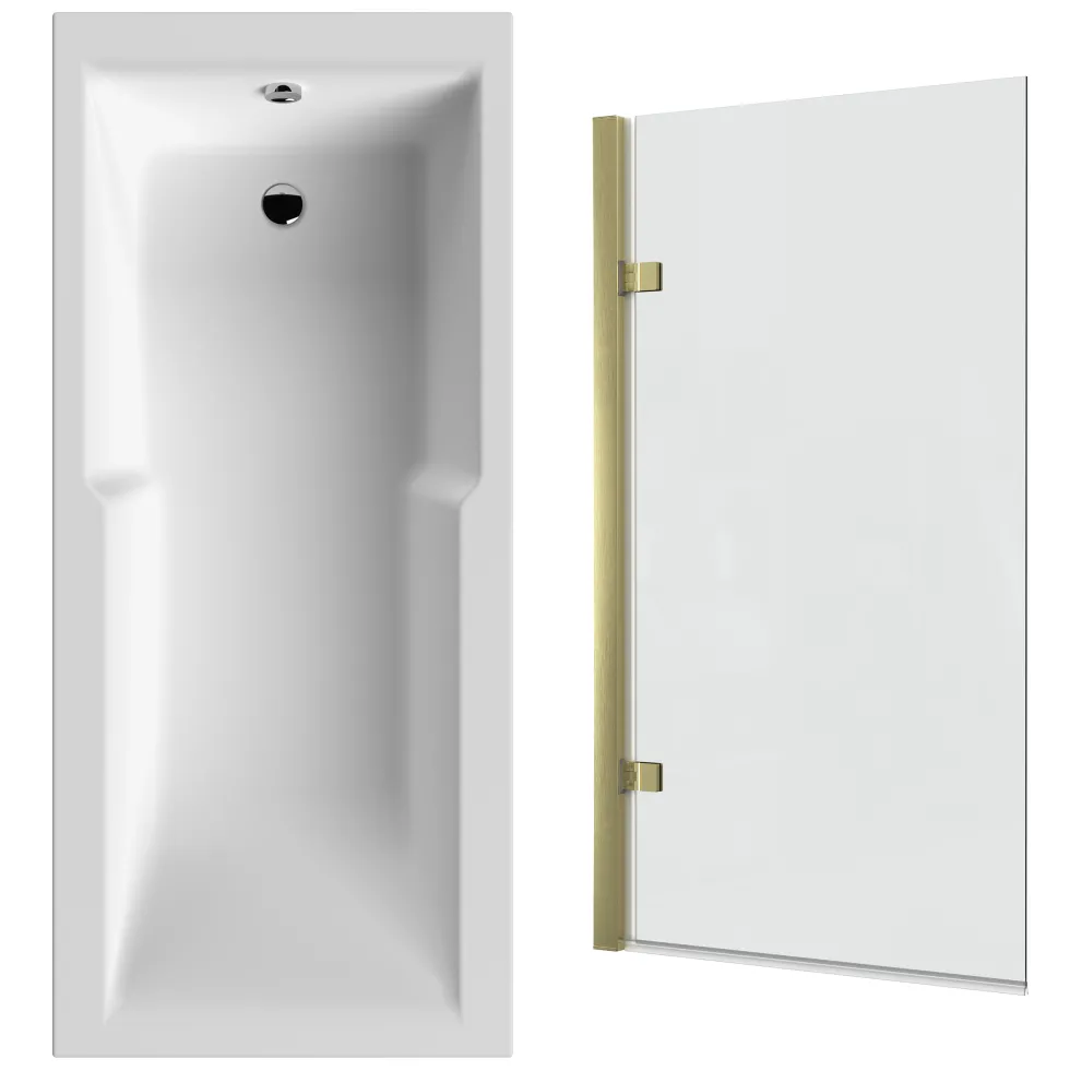 Drench Keyhole Shower Bath & Shower Screen