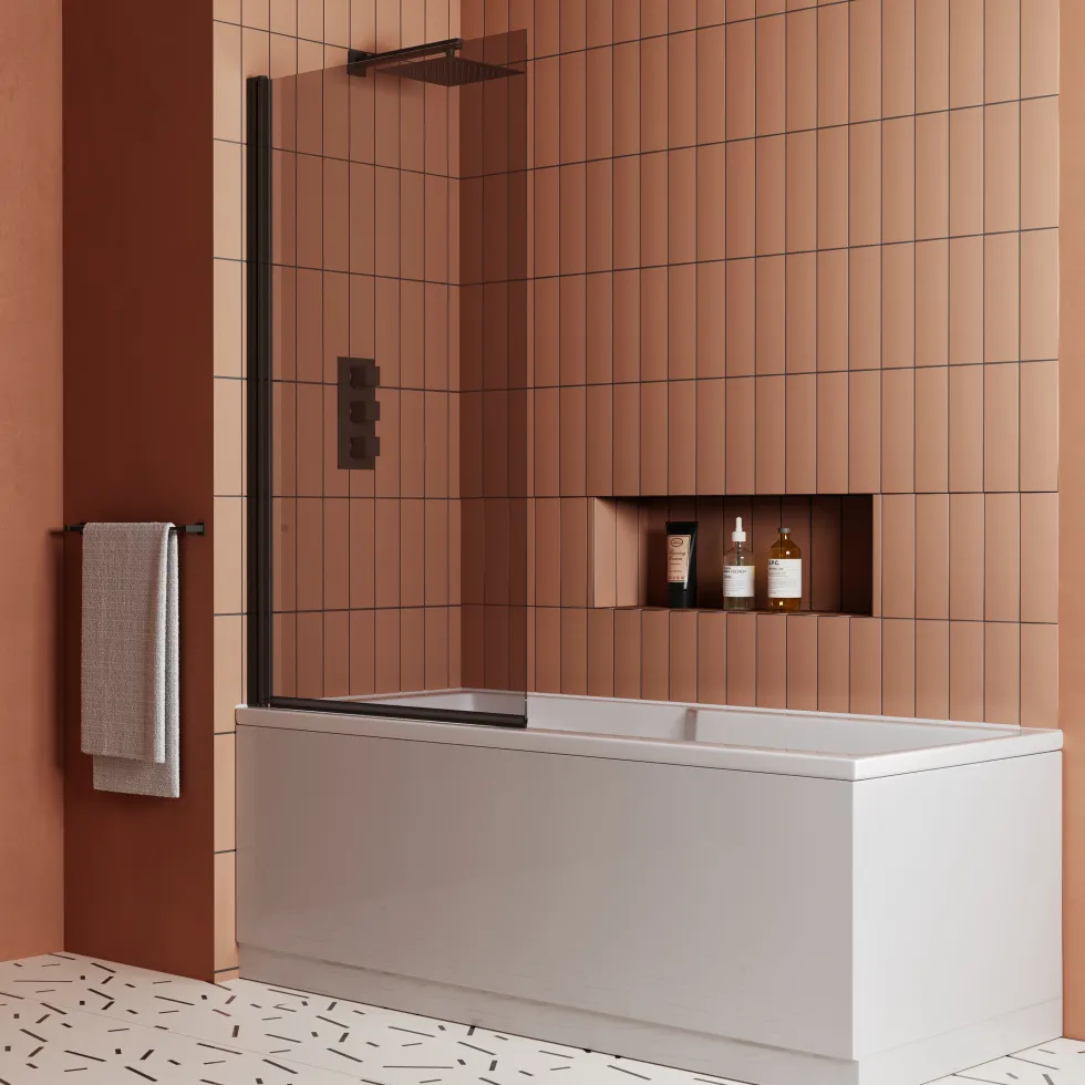 Drench Keyhole Shower Bath & Shower Screen