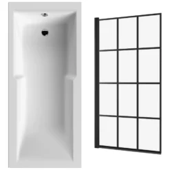 Drench Keyhole Shower Bath & Shower Screen