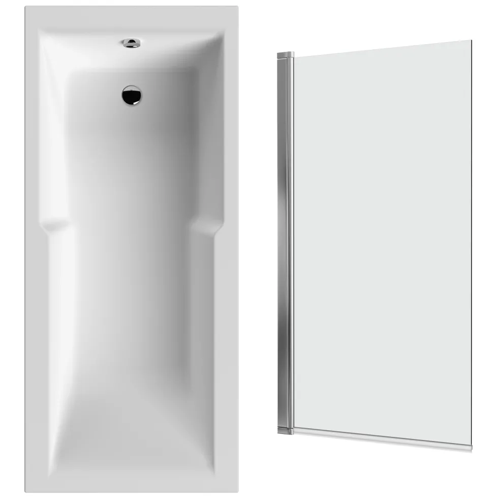 Drench Keyhole Shower Bath & Shower Screen