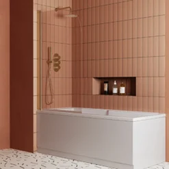 Drench Keyhole Shower Bath & Shower Screen