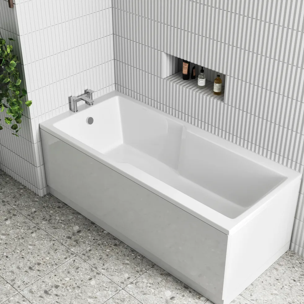 Drench Keyhole Shower Bath - 1700 x 750mm