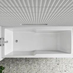 Drench Keyhole Shower Bath - 1700 x 750mm