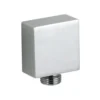 Drench Modern Square Chrome-Plated Solid Brass Outlet Elbow