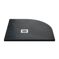 Drench Naturals Graphite Thin Slate-Effect Quadrant Shower Tray
