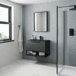 Drench Naturals Grey Terrazzo PVC Waterproof Bathroom Wall Panel - 1000 x 2400mm