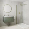 Drench Naturals Matt Stone PVC Waterproof Bathroom Wall Panel - 1000 x 2400mm