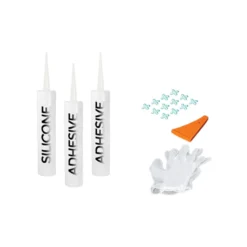 Drench Naturals PVC Bathroom Wall Panel Installation Pack