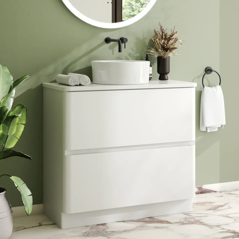Drench Origin 900mm Floorstanding Vanity Unit & Countertop