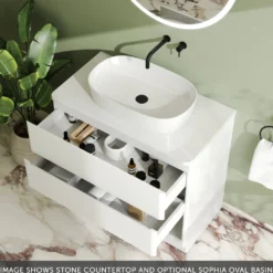 Drench Origin 900mm Floorstanding Vanity Unit & Countertop