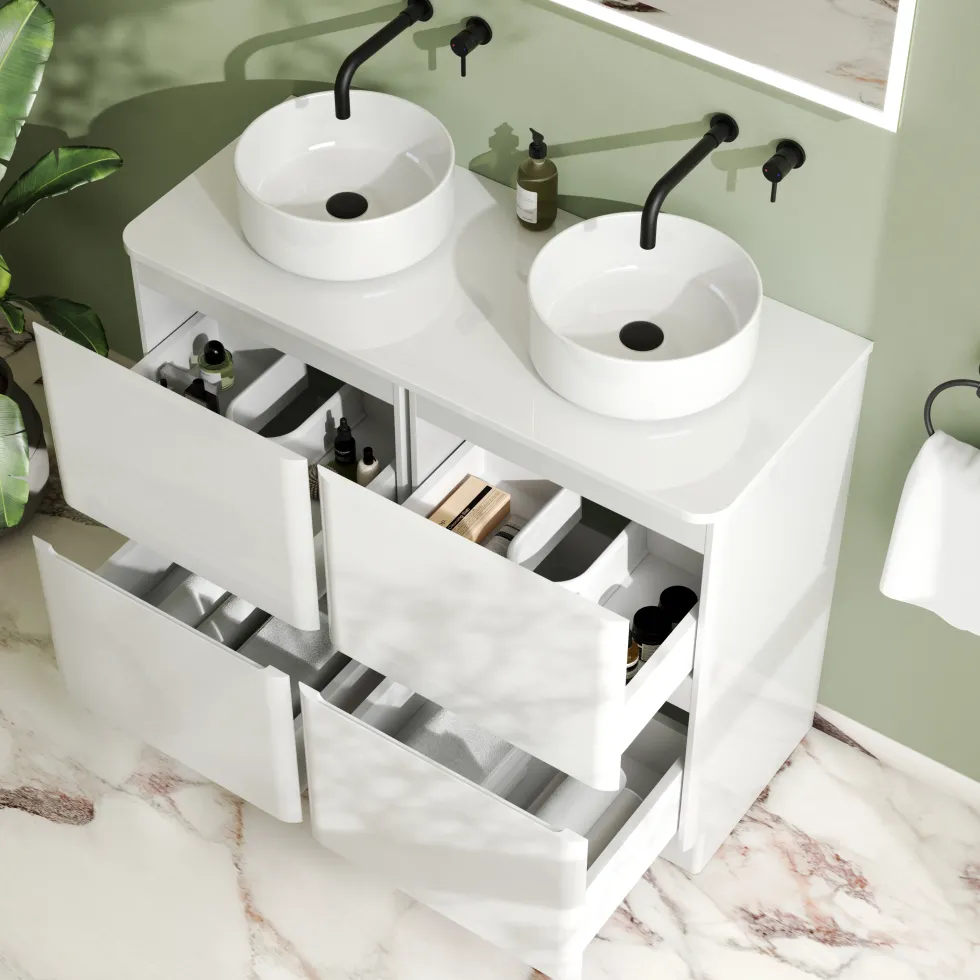 Drench Origin 1000mm Floorstanding Vanity Unit & Countertop