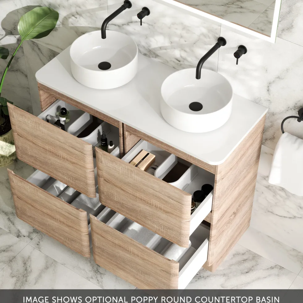 Drench Origin 1000mm Floorstanding Vanity Unit & Countertop