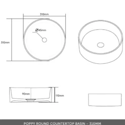 Drench Origin 500mm Floorstanding Vanity Unit & Countertop