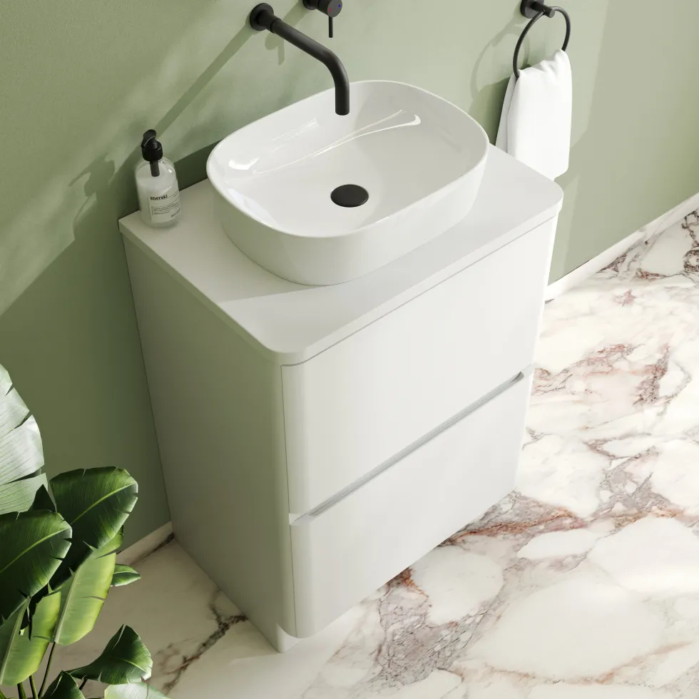 Drench Origin 600mm Floorstanding Vanity Unit & Countertop
