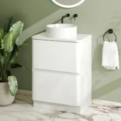 Drench Origin 600mm Floorstanding Vanity Unit & Countertop