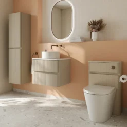 Drench Origin 500mm Fluted Back To Wall WC Unit