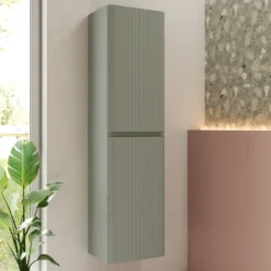 Drench Origin 1500mm Fluted Tall Wall Mounted Cabinet