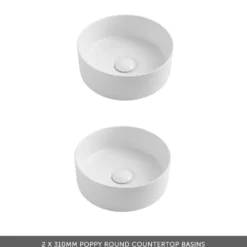 Drench Origin 1000mm Fluted Wall Mounted Vanity Unit & Countertop