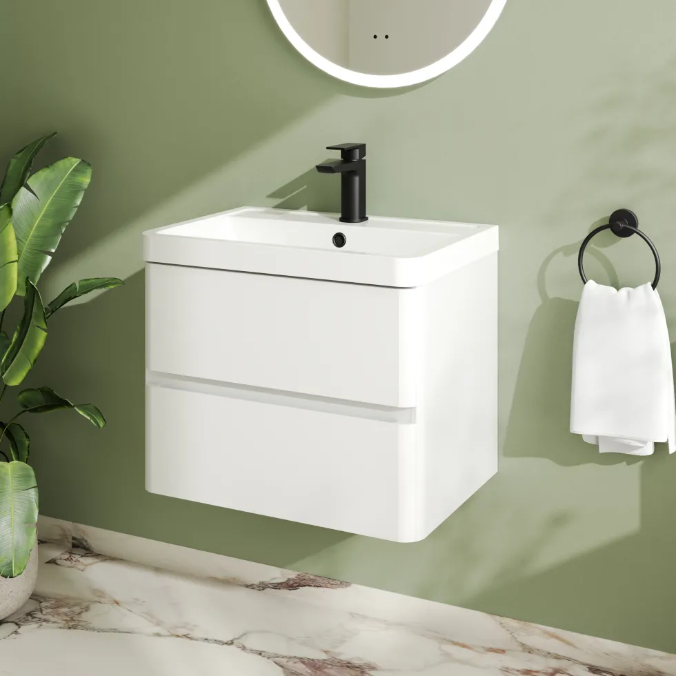 Drench Origin 600mm Wall Mounted Vanity Unit & Basin