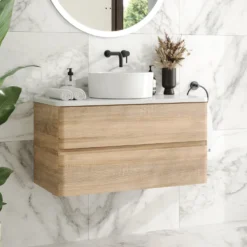 Drench Origin 900mm Wall Mounted Vanity Unit & Countertop