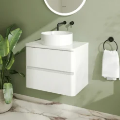 Drench Origin 600mm Wall Mounted Vanity Unit & Countertop